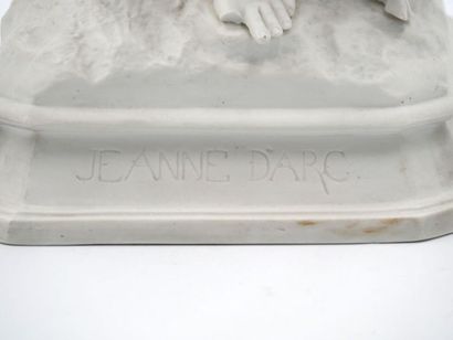 null ALLEMAGNE (THURINGE), manufacture de VOLKSTEDT :
Jeanne d'Arc
Biscuit de porcelaine,...