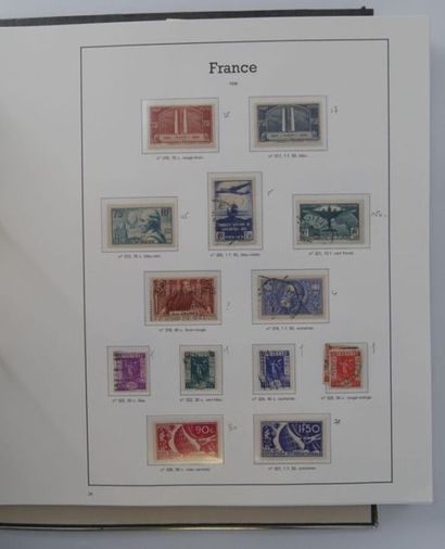 null */**/°. 2 Albums. Collection France, période classique, Cérès, Empire Franc...