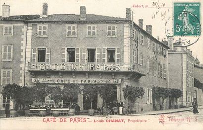 null 26 CARTES POSTALES CAFES-HOTELS-RESTAURANTS : Province et Région Parisienne....