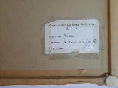 null André MASSON (1896-1987) :
Autour d'une feuille, 1956
Technique mixte : pochoir,...