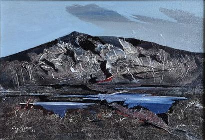 null Lily MASSON (1920-2019) :
L'Etna : cratères et laves hérissées, 1992
Acrylique...