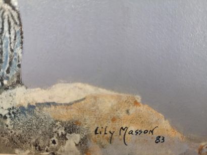 null Lily MASSON (1920-2019) :
Le coquillage, 1983
Collage de papiers encrés et vinylique...