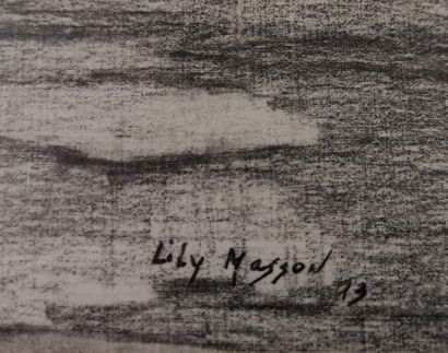 null Lily MASSON (1920-2019) :
Les Météores : L'aigle retenu dans son vol, 1993
Dessin...