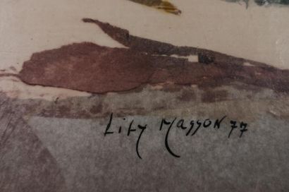 null Lily MASSON (1920-2019) :
Attique, 1977
Collage et acrylique, signé et daté...