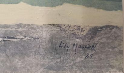 null Lily MASSON (1920-2019) :
Début d'automne sur Alonissos, 1985
Collage et vinylique,...