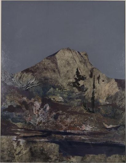 null Lily MASSON (1920-2019) :
Montagne Sainte Victoire, octobre 1990
Acrylique sur...