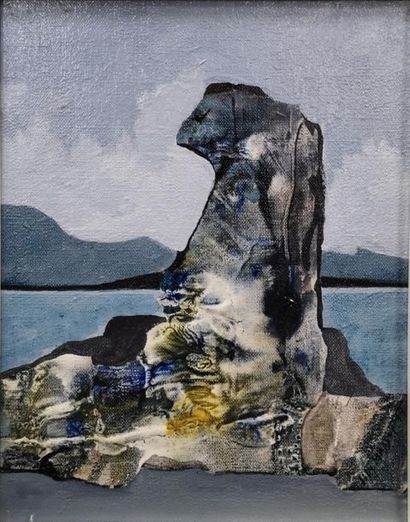 null Lily MASSON (1920-2019) :
Figures rocheuses sur la mer (Volos) : Sphynx vigie,...