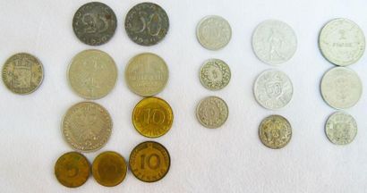 null Monnaies Europe (Nord). Allemagne (9), Autriche (3), Belgique (3) et Suisse...