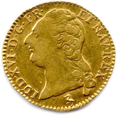null LOUIS XVI 1774-1793.
Louis d'or au buste nu 1788 A = Paris.
Très beau.
(7,68grs).

Expert...