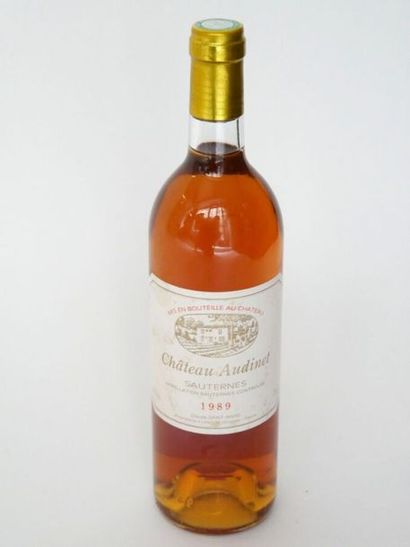 null 1 bouteille SAUTERNES Château Audinet 1989


