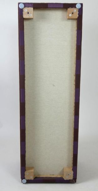 null Banc en tissu rayé violet et marron. 
40 x 120 x 40 cm
(état d'usage)

FRAIS...