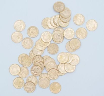 50 pieces of 20 Swiss francs Gold 1947.

Weight:...