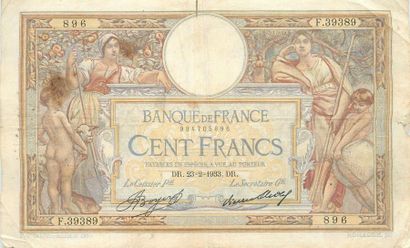 null 11 Billets de Banque. France.
5 Francs 1943, 10 Francs 1939, 10 Francs 1941,...