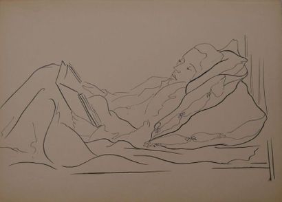 null Odette Steiner (20th century)

Reading in bed. 2 Drawings.

Pair of felt pen...