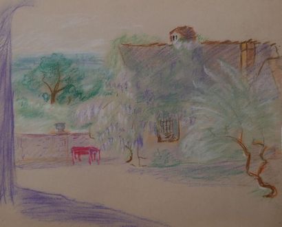 null 20th century school.

Country house.

Pencils and pastels on paper.

24.5 x...