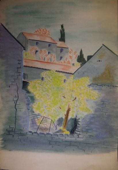 null 20th century school.

Landscapes with the Yellow Tree. 2 Drawings.

Watercolour...
