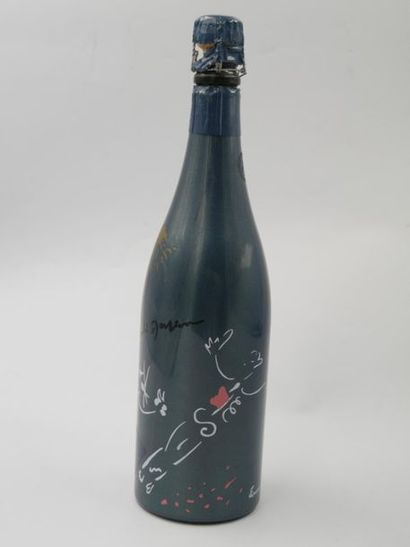 null TAITTINGER COLLECTION Vintage 1982: Champagne bottle (empty) decorated by André...