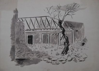 null School of the 20th century.

The House and the Tree. 2 Drawings.

Watercolour...