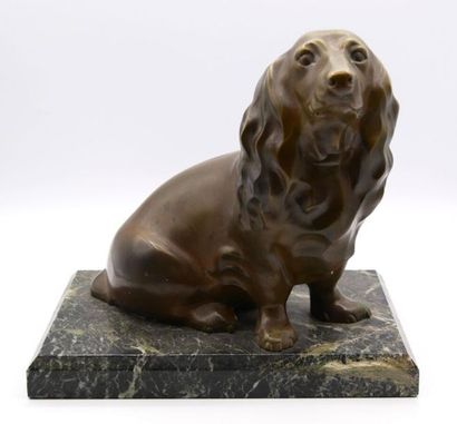 Georges LAVROFF (1895-1991) 
Seated Dachshund...