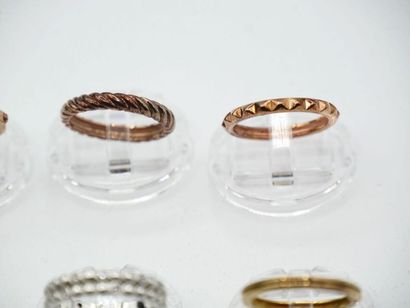 null COLOMBES, Paris

Set of 8 rings in silver 925 thousandths, silver 925 thousandths...