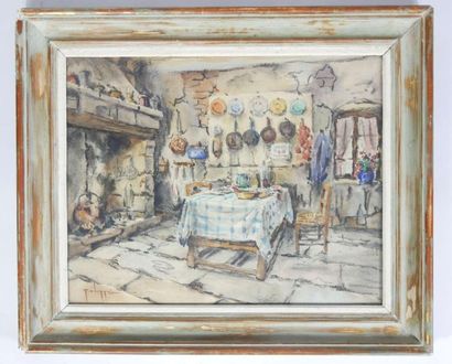 null Georges CHAPPUIS (XXe siècle)

La cuisine provençale

Aquarelle sur papier sous...