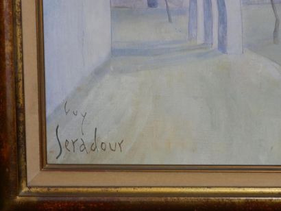 null Guy SERADOUR (1922-2007)

Cadaqués

Oil on canvas signed below left and titled...
