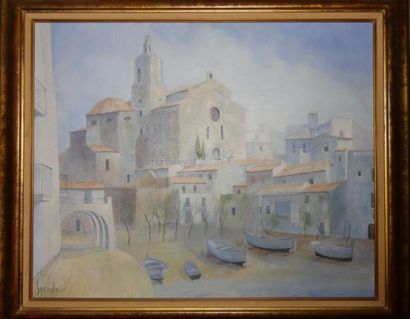 null Guy SERADOUR (1922-2007)

Cadaqués

Oil on canvas signed below left and titled...