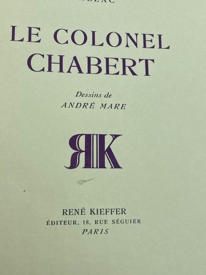 Honoré de BALZAC - LE COLONNEL CHABERT Honoré de BALZAC 
Le colonnel Chabert 
Illustrations...