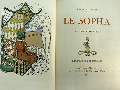 CREBILLON Fils - LE SOPHA CREBILLON fils Claude Prosper (1707-1777)
Le Sopha 
Illustrations...