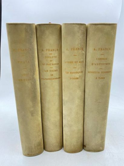 Anatole FRANCE Anatole FRANCE 
Oeuvres complètes illustrées 
4 volumes (Tomes V,...