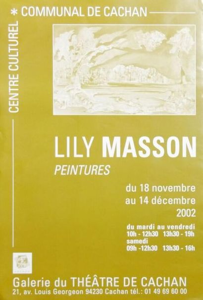 null Lily Masson (1920-2019): Set of 6 Posters.
Two posters from the Galerie Feuillantine,...
