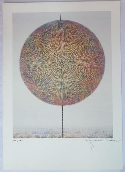 null Vicenco Smiljan POPOVIC (1939): 
Untitled
Colour lithograph signed lower right...