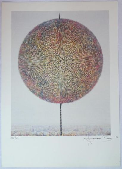 null Vicenco Smiljan POPOVIC (1939): 
Untitled
Colour lithograph signed lower right...