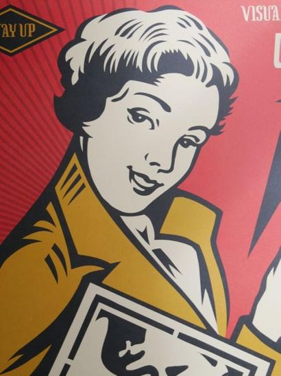 null Shepard Fairey OBEY (1970)
Stay Up Girl
Full colour silkscreen
Signed and dated...