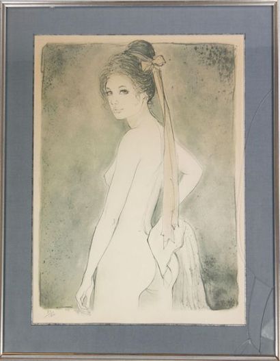 null Bernard CHAROY (1931) 
Profile nude 
Lithograph numbered lower left 86 / 150...