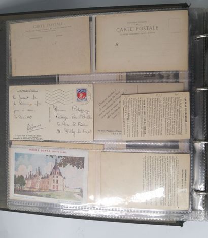 null 483 POST CARDS LIGHT AND DEPOSIT: Chambord. The Castle, The Hunt, The Village...