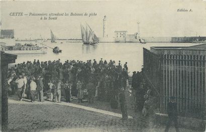 null 22 CARTES POSTALES TRAVAIL A LA MER & PECHE EN EAU DOUCE : Divers Départements....