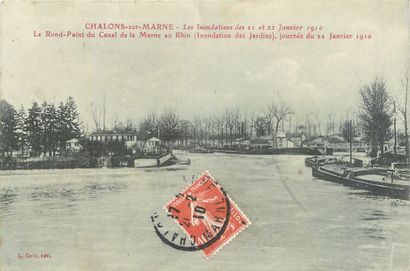 null 11 CARTES POSTALES EMEUTES & CATASTROPHE : Sélection Marne. "Révolution en Champagne-Avril...