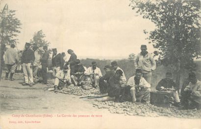 null 55 CARTES POSTALES MILITARIA : Divers Départements - 1ère Guerre & Divers. Dont"...