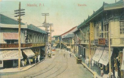 null 32 POST CARDS ASIA: Various Countries. Including" Escolta-Manila (colours),...