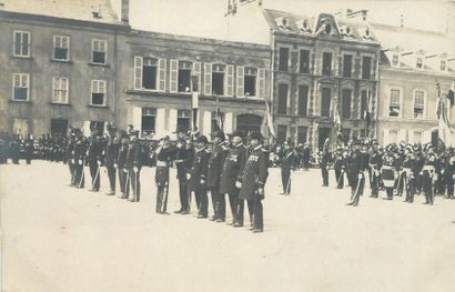 null 69 PHOTO CARDS MILITARIA: Located and/or to be Located. Of which" Annecy-Groupe,...