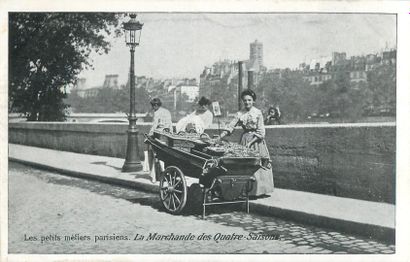 null 35 PICTURES & ADVERTISING POSTCARDS: Stores. Including" Souvenir de la Belle...