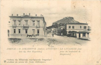 null 18 GREEK POST CARDS: Small Selection. Including" Argostoli-Lighthouse of St...