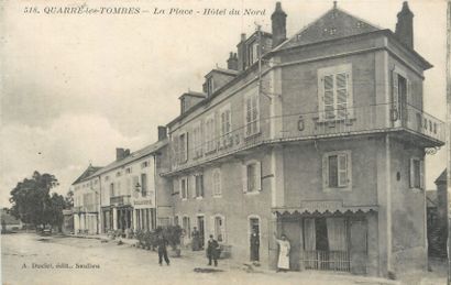 null 82 POST CARDS THE HOTELS: Various Departments Province. Including" Bourg-Grand...