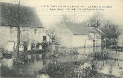 null 149 FLOOD POSTCARDS: Majority Paris Region. 141cp- Floods 1910, 1cp- Floods...