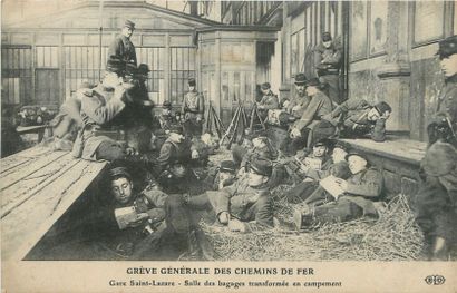 null 15 STRIKE & EVENT POST CARDS: Various Departments. Including" General Strike...