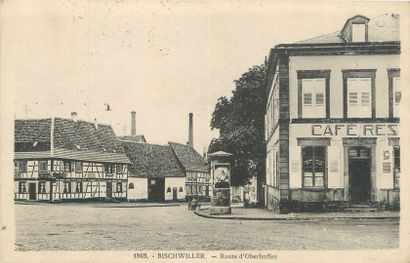 null 91 ALSACE POST CARDS: Depots 67-54cp and 68-37cp. Cities, qqs villages, qqs...