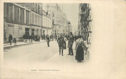 null 10 POLITICAL POST CARDS: Paris - Fort Chabrol. "Jules Guérin (full length and...