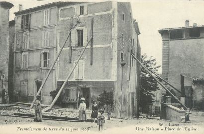 null 22 DISASTER POST CARDS: Various. Including" Courrières Catastrophe-Arrival of...