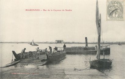 null 49 CARTES POSTALES BACS & PASSEURS : 48cp-France (Divers Départements) et 1cp-Bizerte....